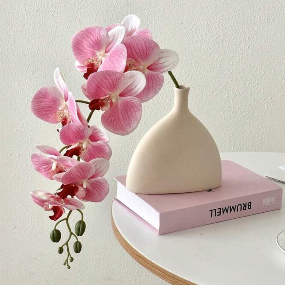 Faux flower pink home decor flower only